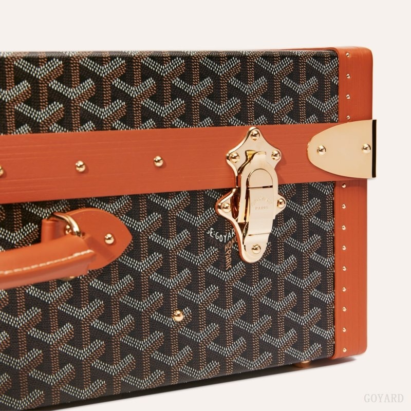 Black / Brown Goyard GRAND HÔTEL 60 CASE | COUX2319