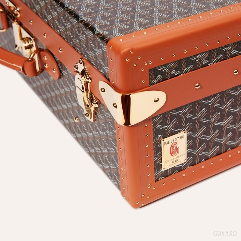 Black / Brown Goyard GRAND HÔTEL 60 CASE | COUX2319