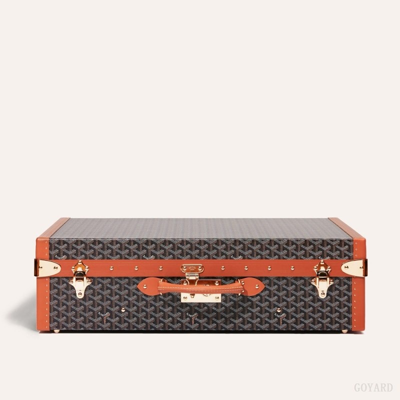 Black / Brown Goyard GRAND HÔTEL 65 CASE | YUWW1732