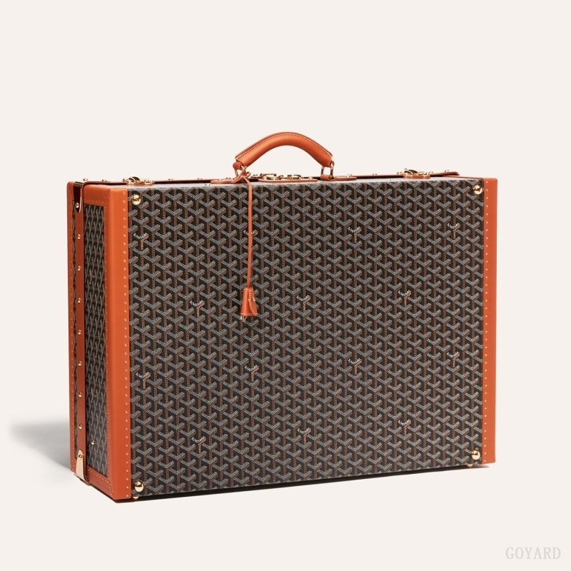 Black / Brown Goyard GRAND HÔTEL 65 CASE | YUWW1732