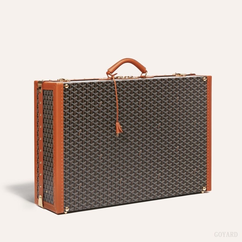 Black / Brown Goyard GRAND HÔTEL 70 CASE | VVCS8136