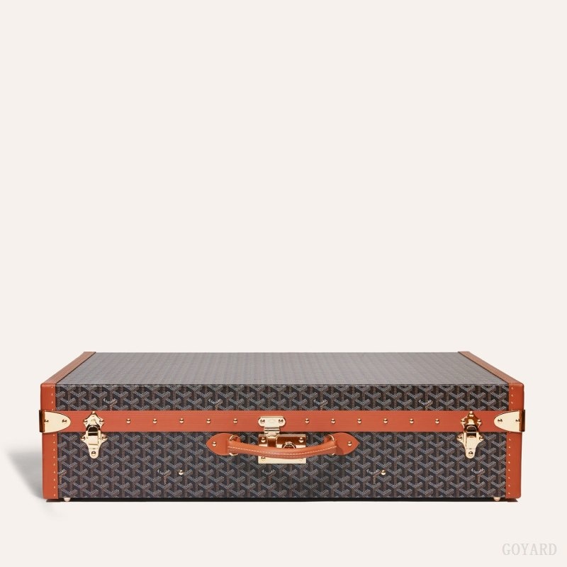 Black / Brown Goyard GRAND HÔTEL 80 CASE | CVRA1357