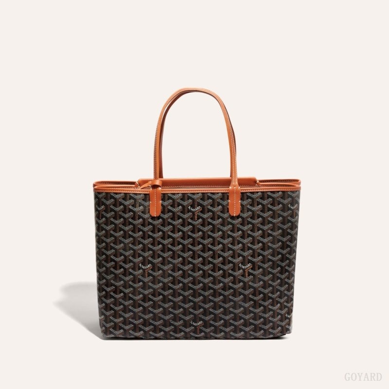 Black / Brown Goyard ISABELLE BAG | QBVV5684