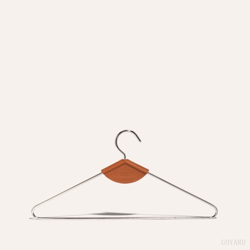 Black / Brown Goyard LIVRÉE PAIR OF HANGERS | UPBX2971