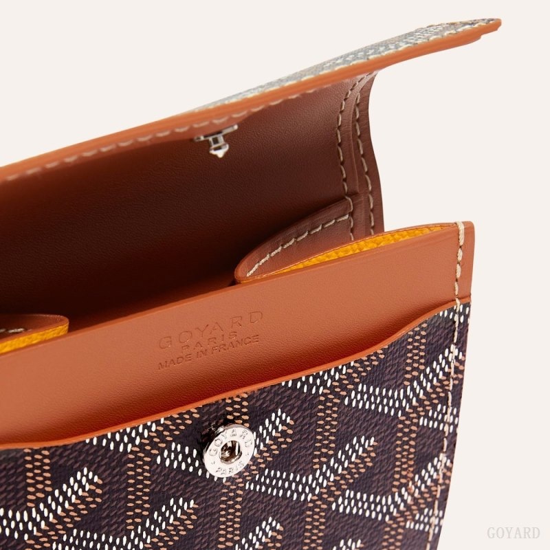 Black / Brown Goyard MARIGNY WALLET | KGTS7237