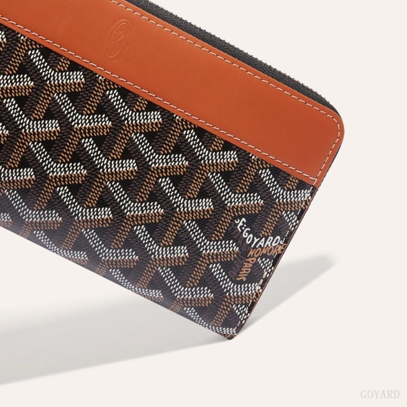 Black / Brown Goyard MATIGNON GM WALLET | TYZE0539