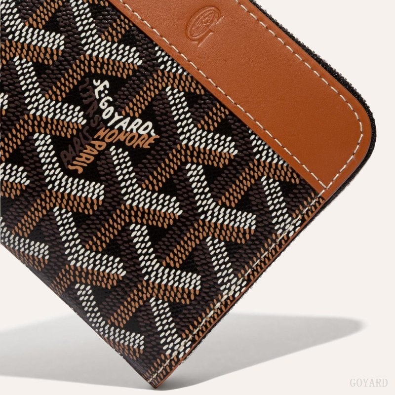 Black / Brown Goyard MATIGNON PM WALLET | JKNR3562