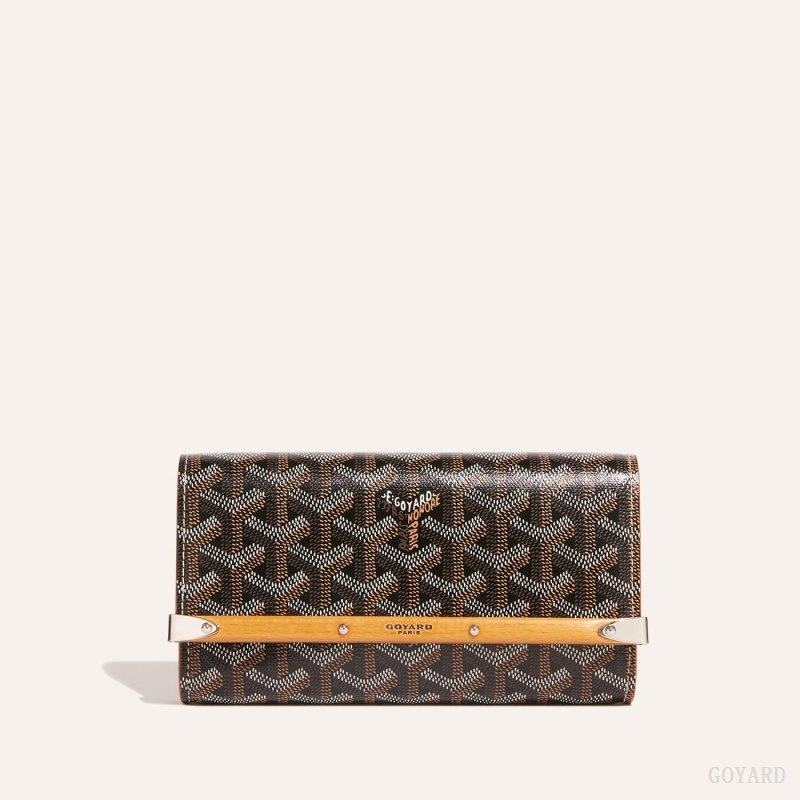 Black / Brown Goyard Monte-Carlo Mini Case | LGUG9882