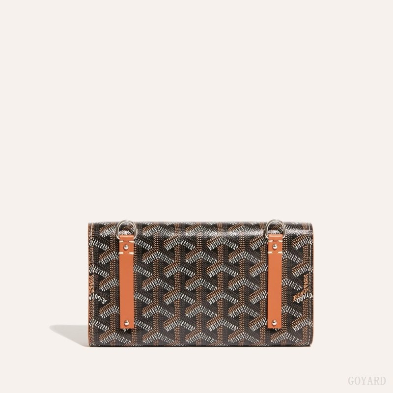 Black / Brown Goyard Monte-Carlo Mini Case | LGUG9882