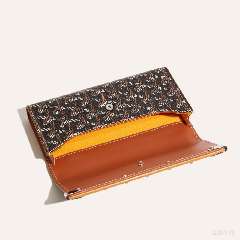 Black / Brown Goyard Monte-Carlo Mini Case | LGUG9882