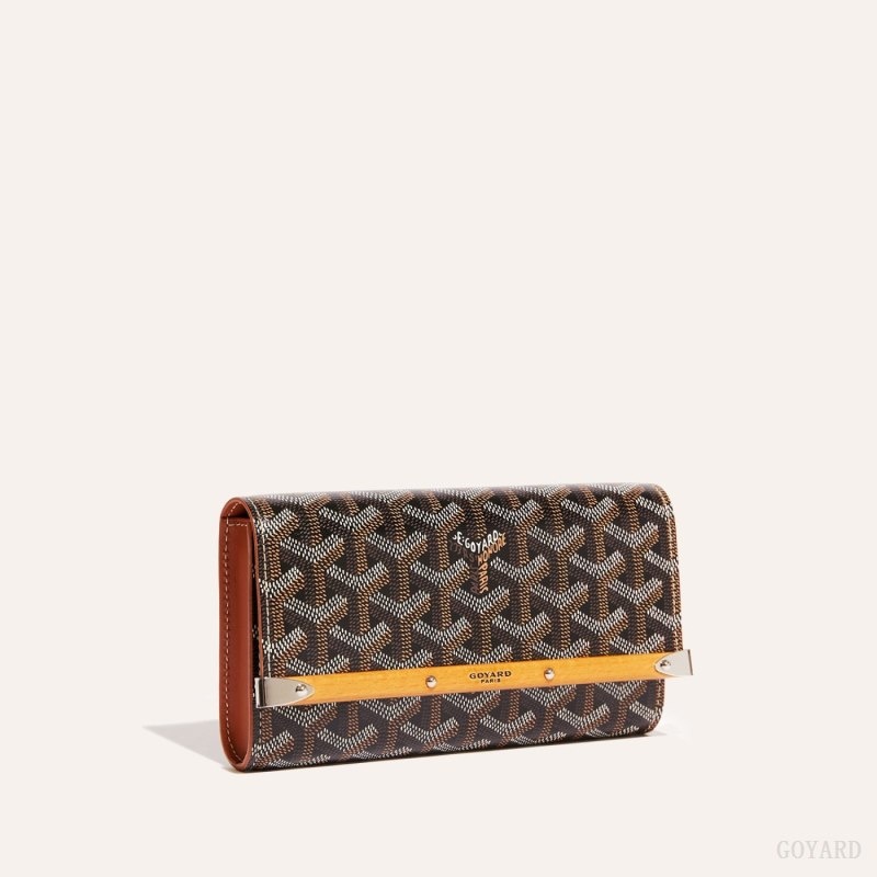 Black / Brown Goyard Monte-Carlo Mini Case | LGUG9882