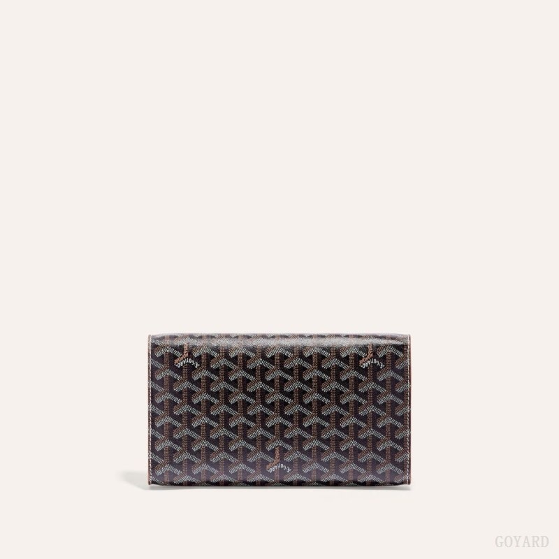 Black / Brown Goyard Monte-Carlo PM Clutch | DOGF9053