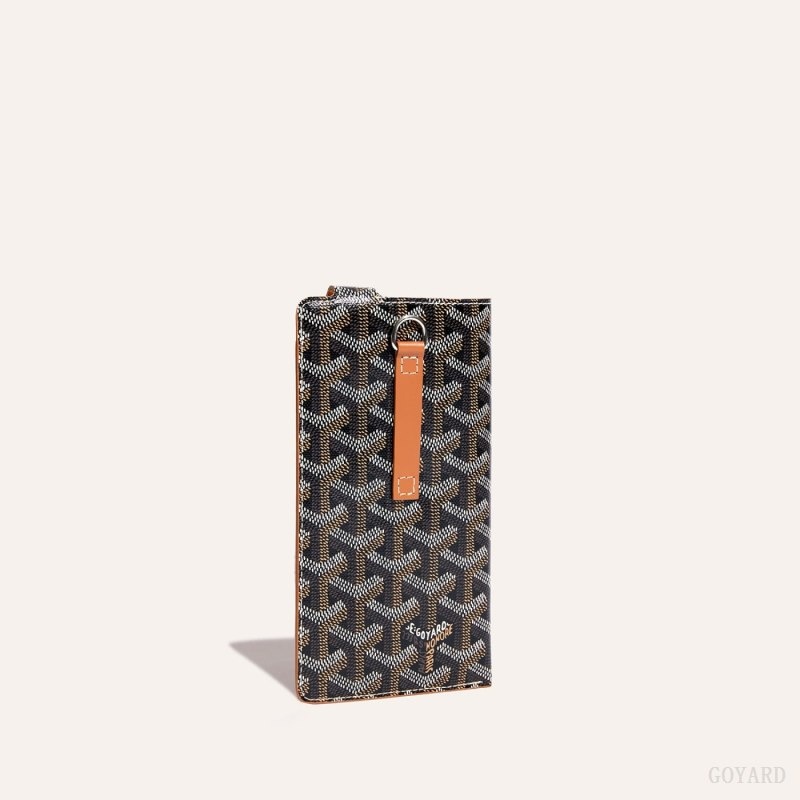 Black / Brown Goyard Montmartre GM Case | RCID5567