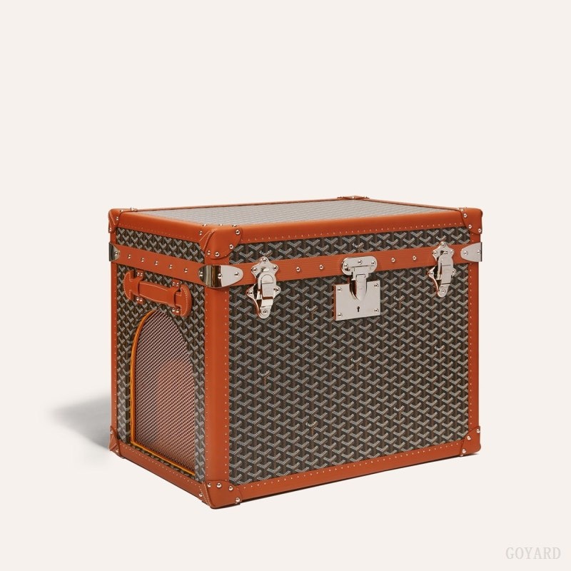 Black / Brown Goyard NICHE TRUNK | ZYYU1669