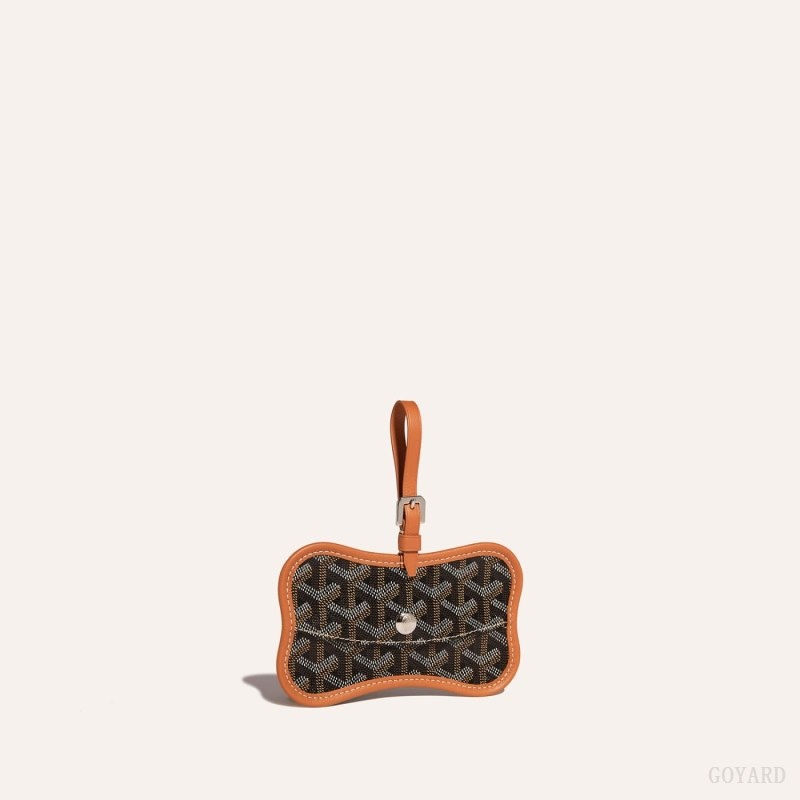 Black / Brown Goyard Os Grey Dog pocket | FOWB9750