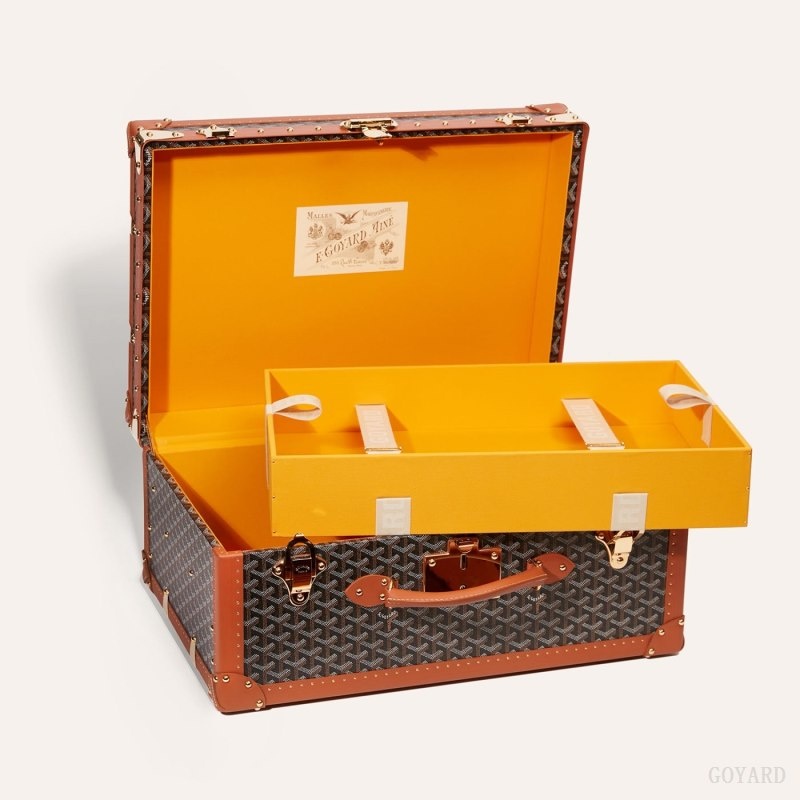 Black / Brown Goyard PALACE 55 SUITCASE | SVRP2495