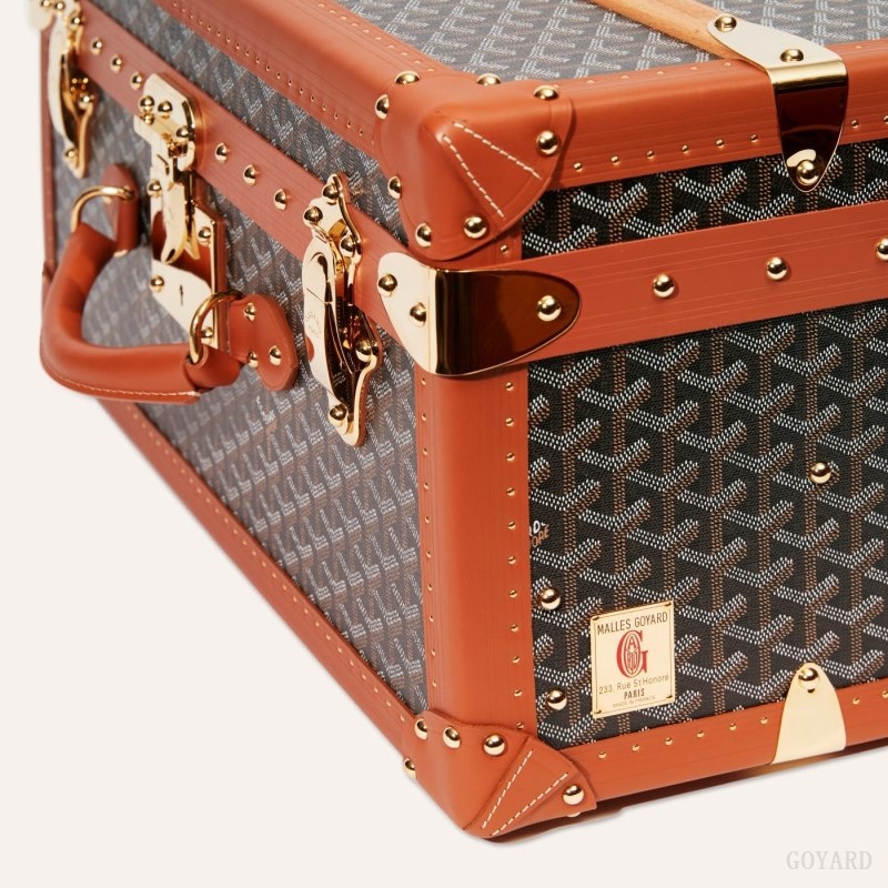 Black / Brown Goyard PALACE 55 SUITCASE | SVRP2495