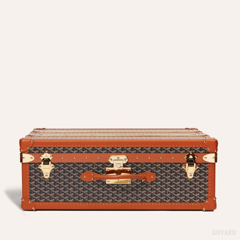 Black / Brown Goyard PALACE 70 SUITCASE | BIHK2857