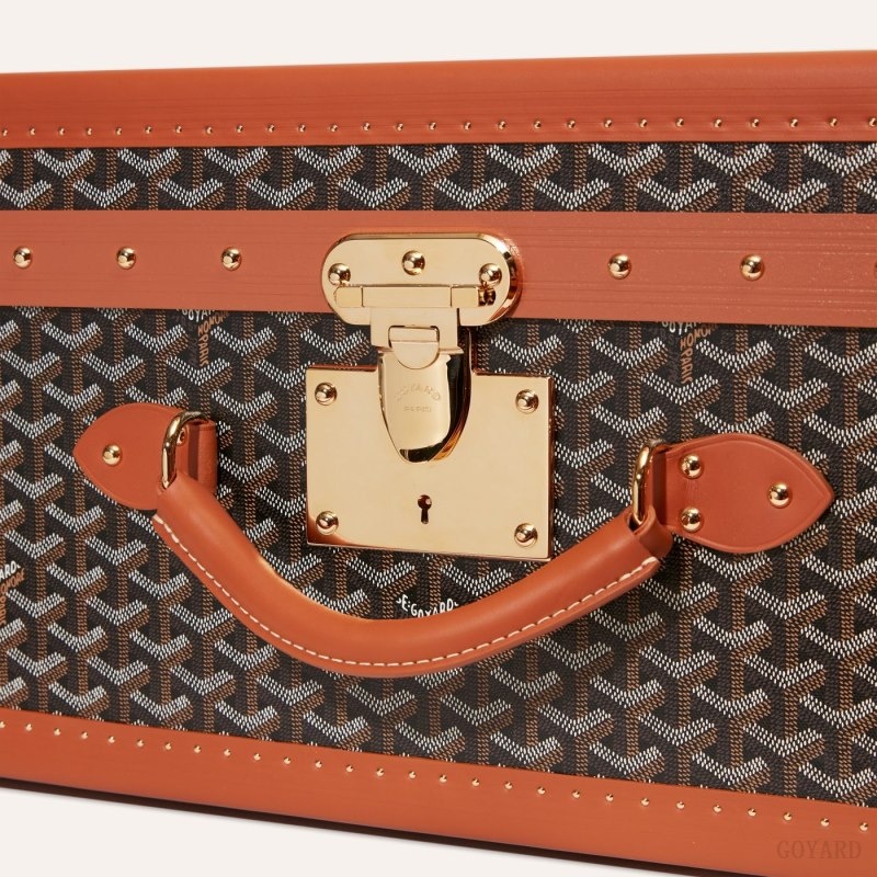 Black / Brown Goyard PALACE 70 SUITCASE | BIHK2857