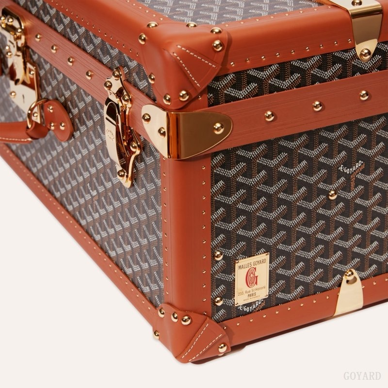 Black / Brown Goyard PALACE 70 SUITCASE | BIHK2857