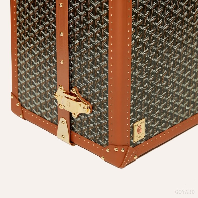 Black / Brown Goyard PULLMAN TRUNK | QGVM8371