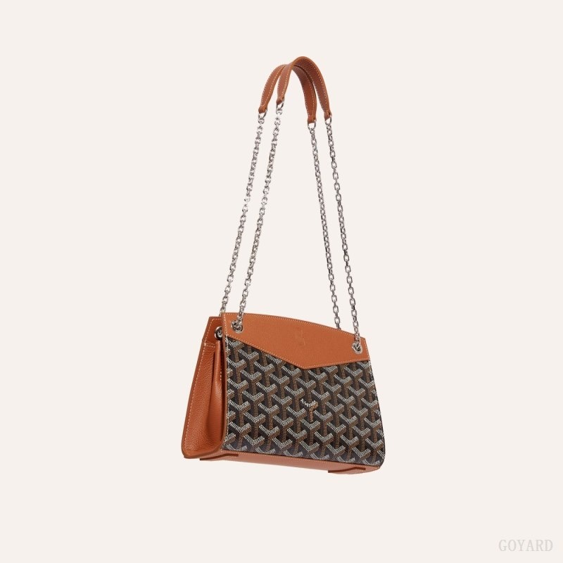 Black / Brown Goyard Rouette Structuré Mini Bag | JVCC8835