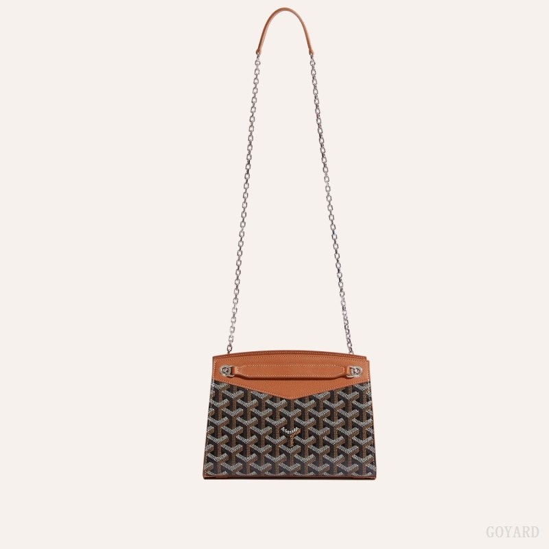 Black / Brown Goyard Rouette Structuré Mini Bag | JVCC8835