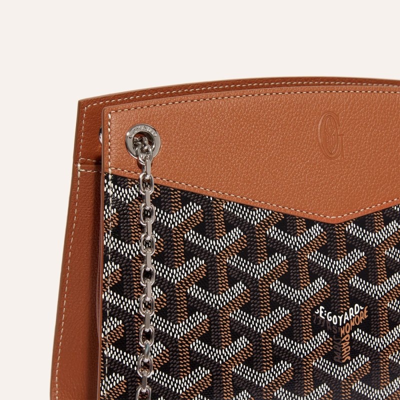 Black / Brown Goyard Rouette Structuré Mini Bag | JVCC8835