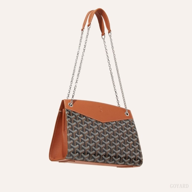 Black / Brown Goyard Rouette Structuré PM Bag | OUZG0670