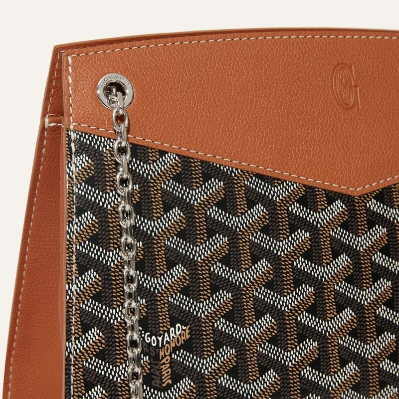 Black / Brown Goyard Rouette Structuré PM Bag | OUZG0670