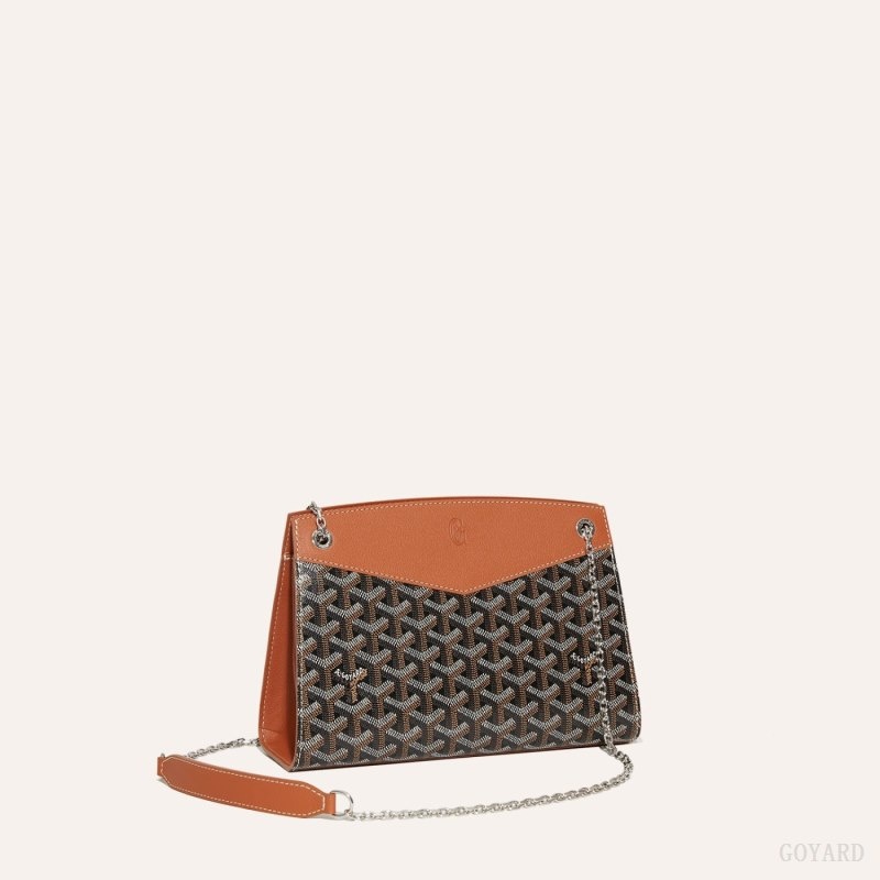 Black / Brown Goyard Rouette Structuré PM Bag | OUZG0670