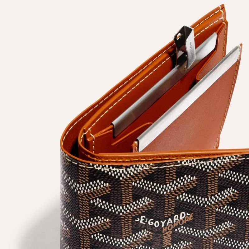 Black / Brown Goyard SAINT-FLORENTIN WALLET | MVUE6475