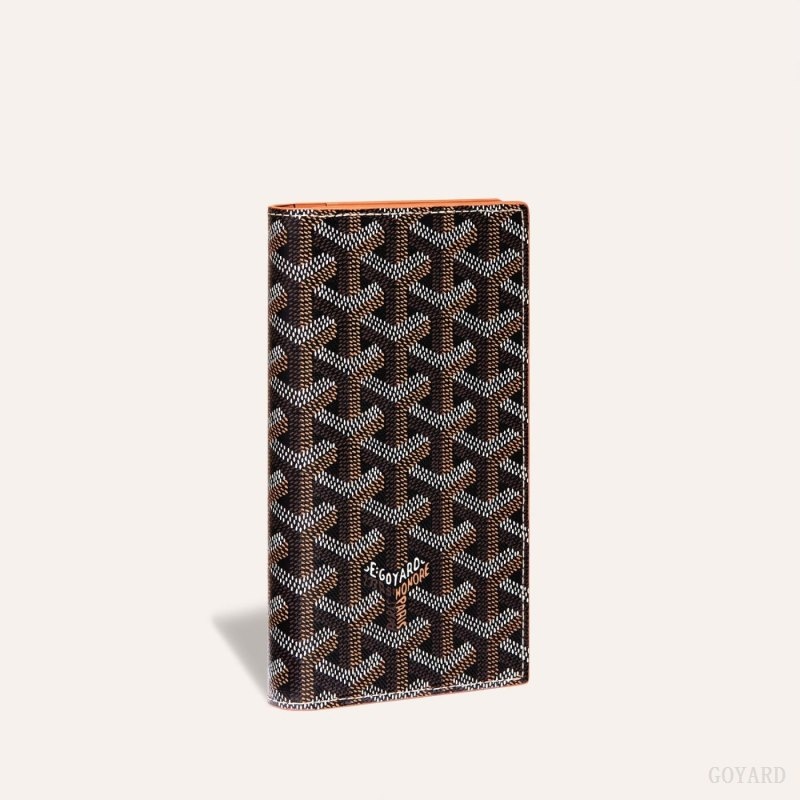 Black / Brown Goyard SAINT-LAMBERT WALLET | HFWL5066