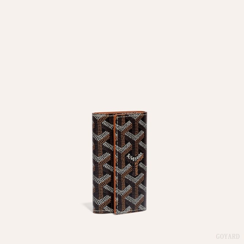 Black / Brown Goyard SAINT-MICHEL KEY RING | WTFR5007