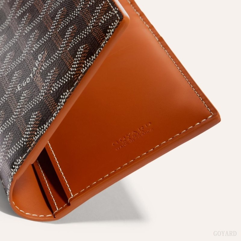 Black / Brown Goyard SAINT-ROCH WALLET | JIHT1867