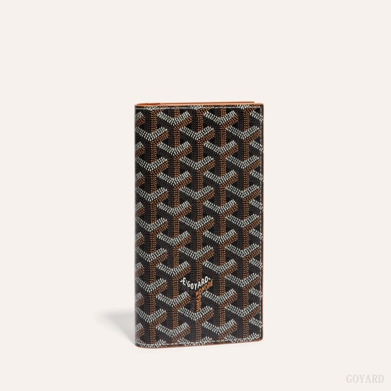 Black / Brown Goyard SAINT-ROCH WALLET | JIHT1867