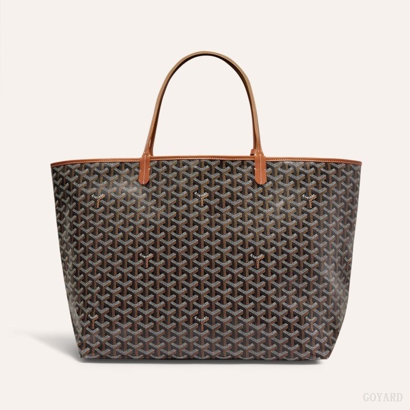 Black / Brown Goyard SAINT LOUIS GM BAG | UPOQ5859