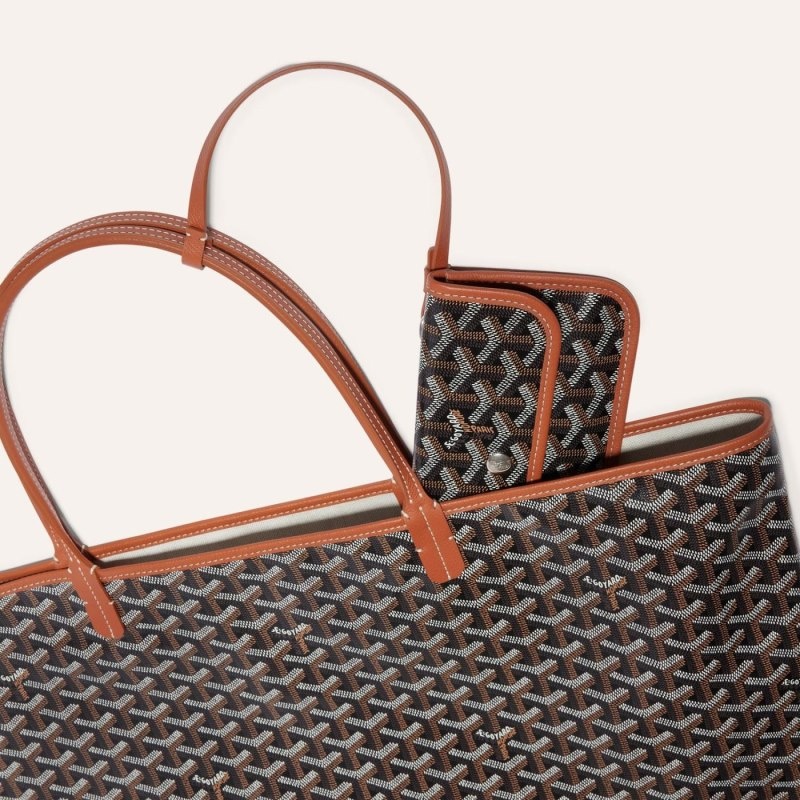 Black / Brown Goyard SAINT LOUIS GM BAG | UPOQ5859