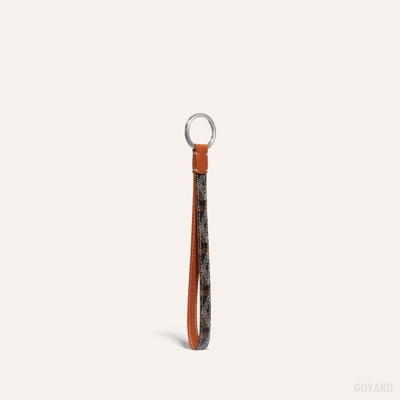 Black / Brown Goyard SESAME KEY RING | MJKI6970