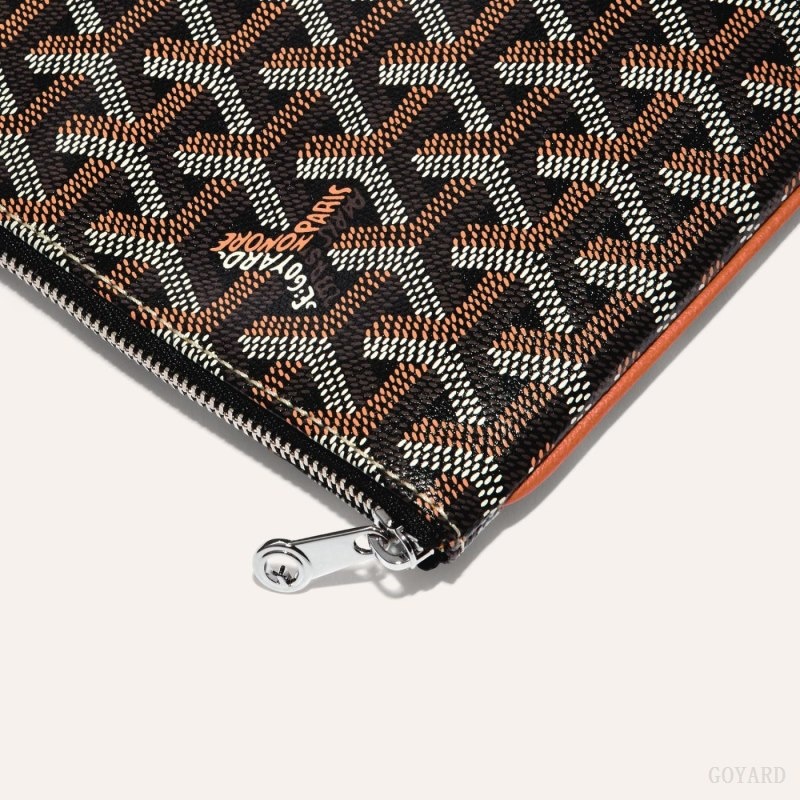 Black / Brown Goyard SÉNAT MM POCKET | IGRS1486