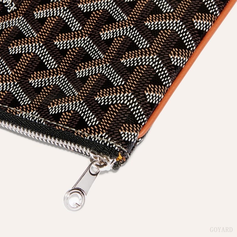 Black / Brown Goyard SÉNAT PM POCKET | KVWV4942