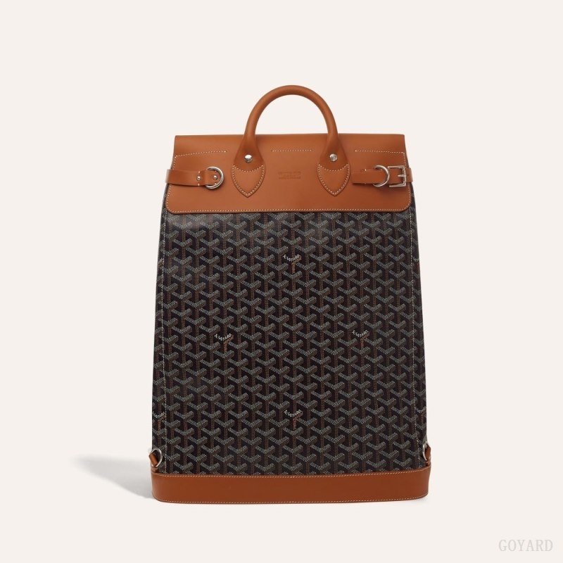 Black / Brown Goyard STEAMER PM BAG | MEMN4416