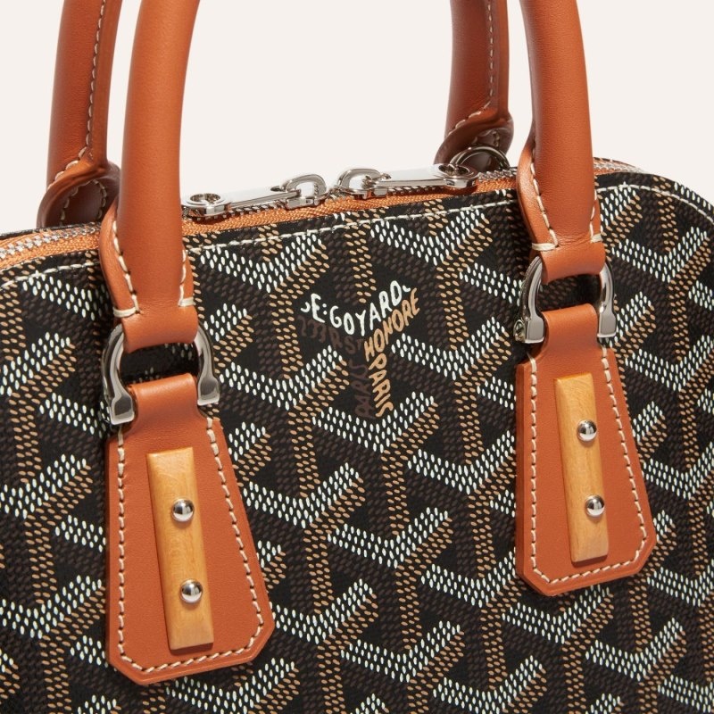 Black / Brown Goyard Vendôme Mini Bag | IMHD8682