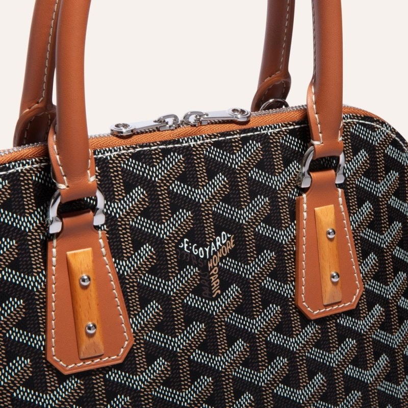 Black / Brown Goyard Vendôme PM Bag | UUGE9559