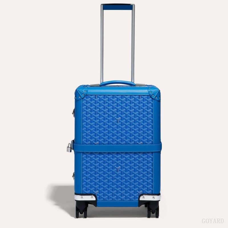 Blue Goyard BOURGET PM TROLLEY CASE | MACW5779