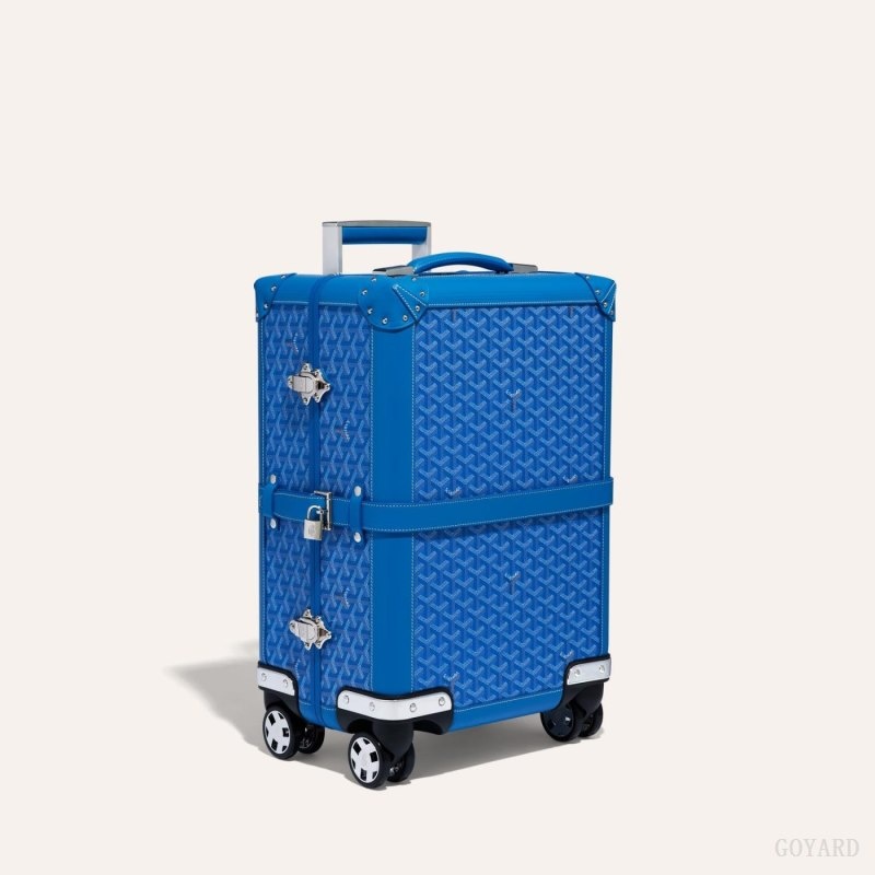 Blue Goyard BOURGET PM TROLLEY CASE | MACW5779