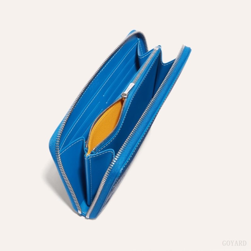 Blue Goyard MATIGNON GM WALLET | JIPM5711