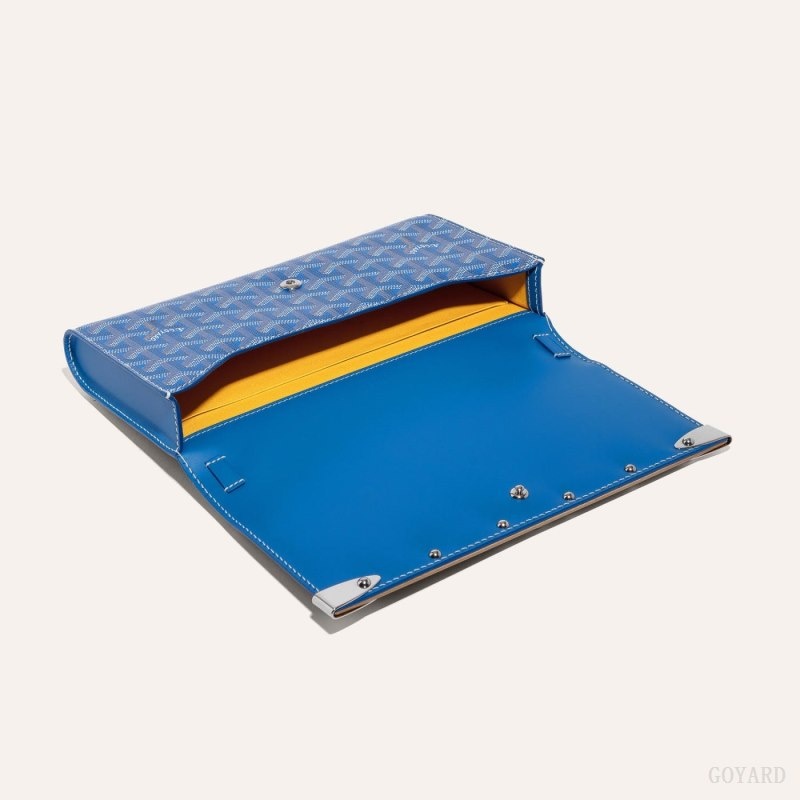 Blue Goyard Monte-Carlo PM Clutch | JOQQ1038