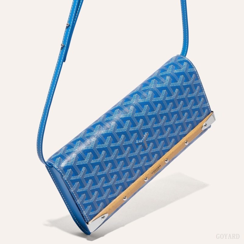 Blue Goyard Monte-Carlo PM Clutch | JOQQ1038