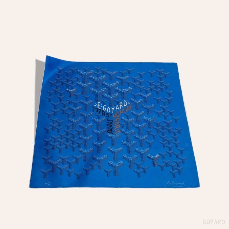 Blue Goyard SCARF N°1 | TFSH2442